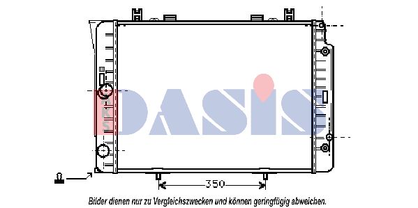 AKS DASIS Radiaator,mootorijahutus 122740N